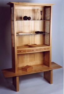 Image of Chestnut display cabinet